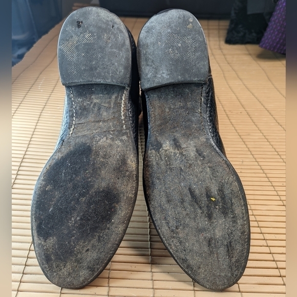 Justin Boots 3187 Classic Roper Boots Black Shrunken Shoulder Bullhide Roper Toe - Picture 10 of 10